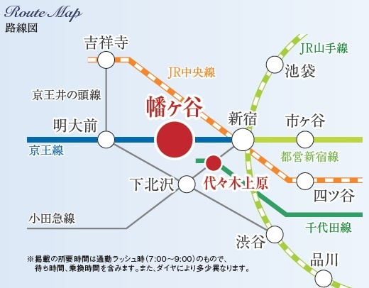 ＡＩＦＬＡＴ渋谷西原の地図