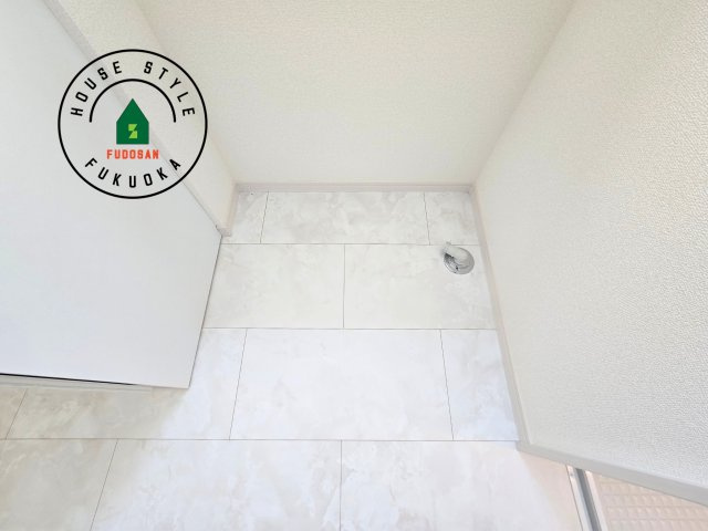 糟屋郡篠栗町庄6丁目第1-1棟（1号棟）の内観：施工例|ランドリースペースとなります。広々して有効的にご使用できます。 