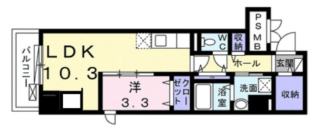 クレインレジデンスの間取り