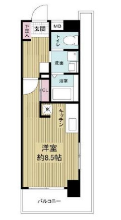 【間取り】 | ウィルドゥ浜崎通