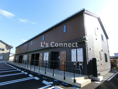 【外観】 | シャルマンヴィラ吉岡 | ２０２５年築のアパートです。