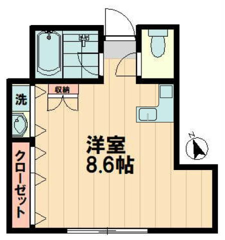 江戸川区西瑞江４丁目のアパートの居間・リビング