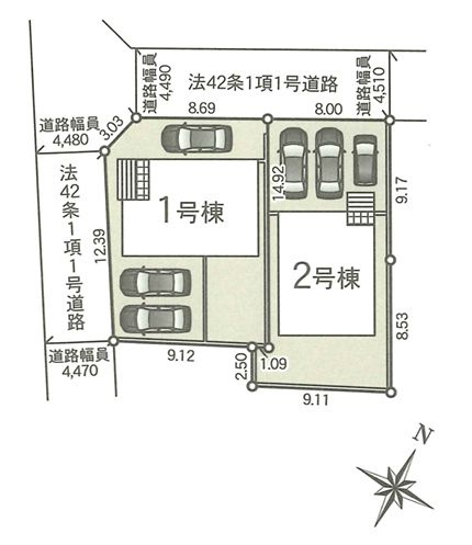 南足柄市岩原新築戸建て　第22-2号棟の区画図|区画図「南足柄市岩原新築戸建て」