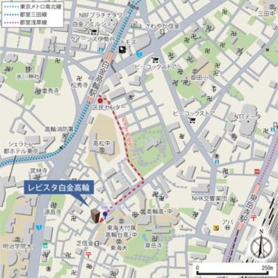 【地図】 | レビスタ白金高輪