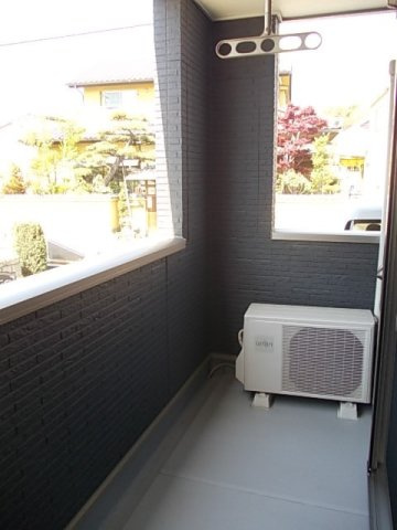 オリエンス弐番館のバルコニー