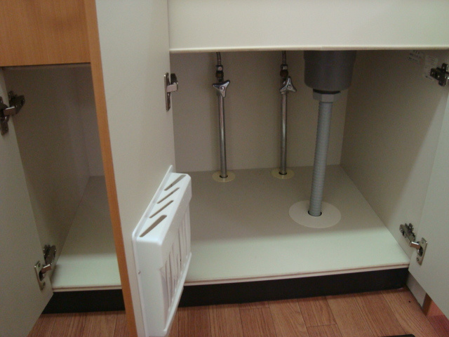 愛花夢の収納|キッチン下収納