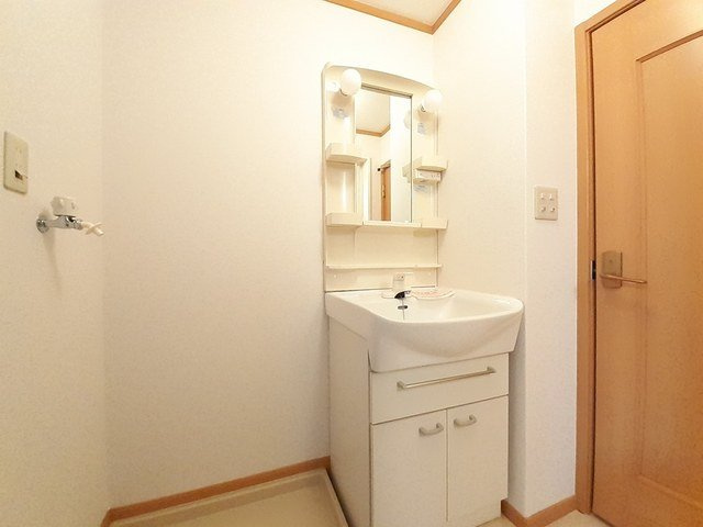 プルミエ・アムールⅡの洗面所|脱衣スペースもあります