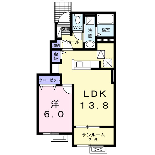 フェスティナ・レンテの間取り