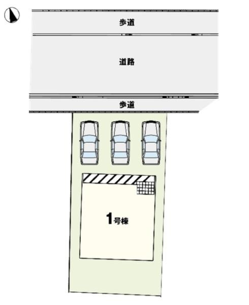 前橋市南町新築一戸建ての区画図|区画図