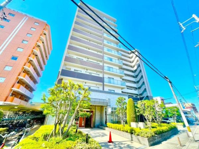 【外観】 | グランアッシュ天美駅前 | 近鉄南大阪線「河内天美」駅が徒歩4分。通勤にも外出にもアクセス良好。家族でおでかけすることも増えそうですね♪