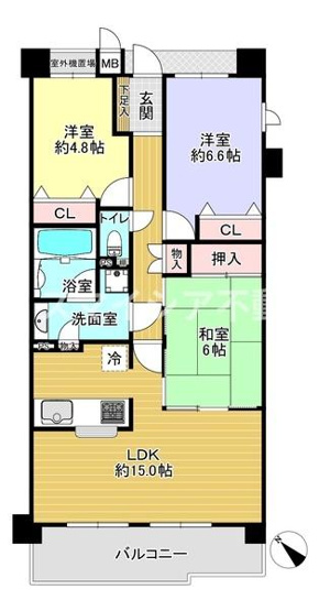 【間取り】 | グランステイツ枚方香里園町
