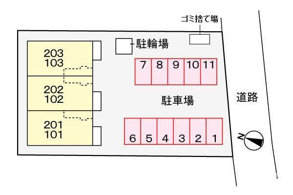 スターウイングの区画図
