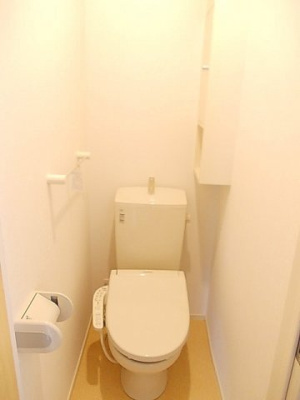 【トイレ】 | サニーヒルズＤ | ゆったりとした空間のトイレです