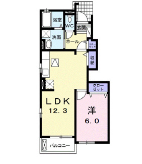 【間取り】 | アルカンシェル東台　Ｂ棟