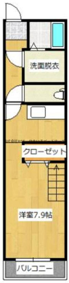 【間取り】 | サンマリノ津福A棟