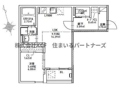 pionierⅠの間取り