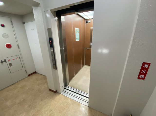 日車マンション平和が丘B棟のその他共用部分|エレベーター有り！階段の上り下がりの負担が軽減されます！