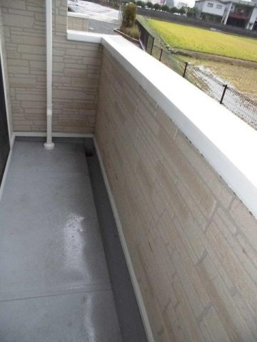 イースト　マージュ　Ｂのバルコニー|バルコニー付きです