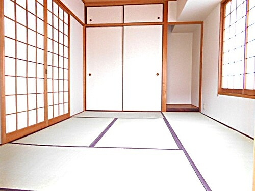 ライオンズマンション呉西中央の居間・リビング|和室・天袋付き押入　※2023年3月撮影