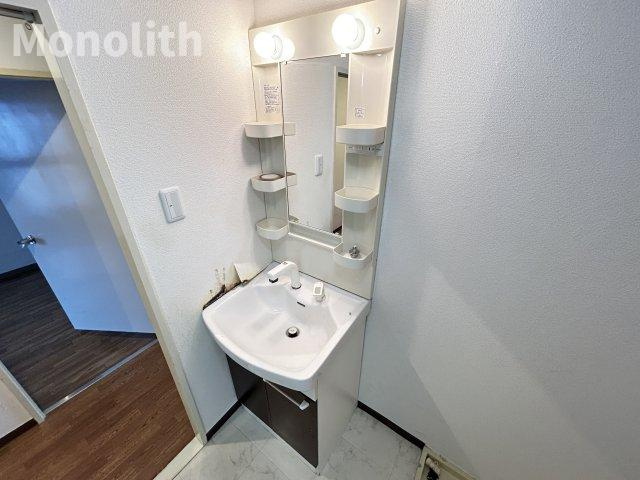 ガーデンハイツ飯坂Ⅱの独立洗面台