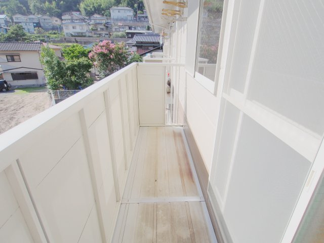 ジョイ梅田のバルコニー