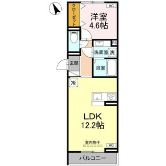 【間取り】 | D-residence東川口N | 1LDK