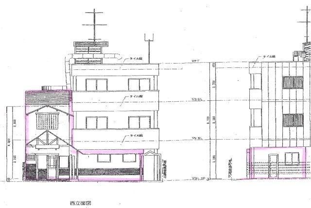 アメディオ灘の外観パース|外観パースです