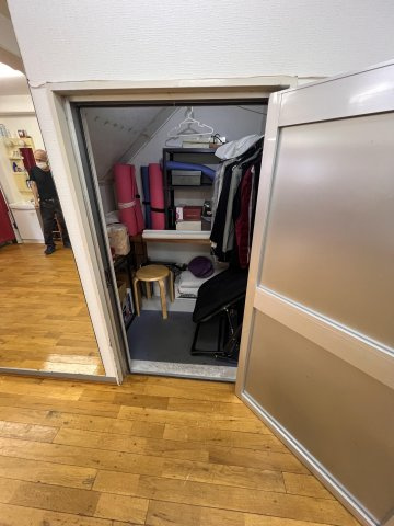 山下ハイツのバルコニー