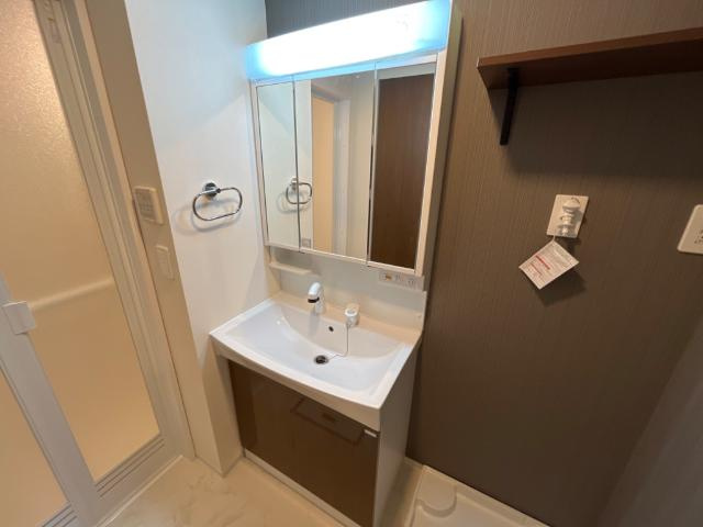 新道町新築アパート（仮の洗面所|洗髪洗面化粧台（イメージ）