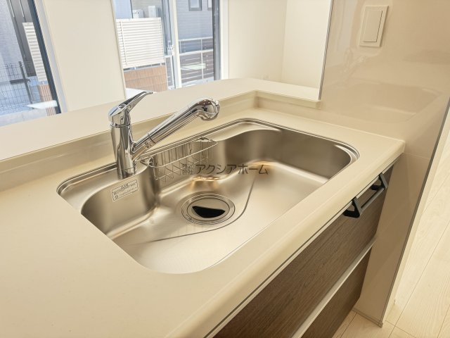 東村山市秋津町4丁目・全7棟　新築一戸建　4号棟の設備|浄水器一体型水栓付シンク