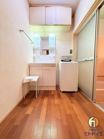 安武戸建の洗面所