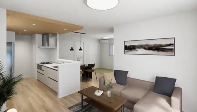 御料　新築戸建て　３号棟のキッチン|完成予想図　※画像はイメージです。実際とは異なります。