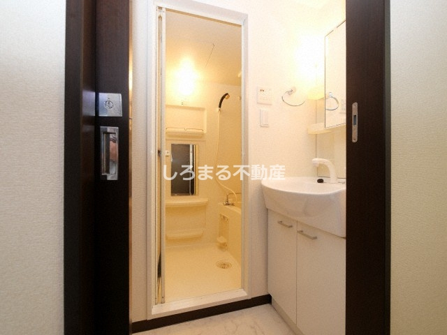 クリスタルグランツ難波の洗面所