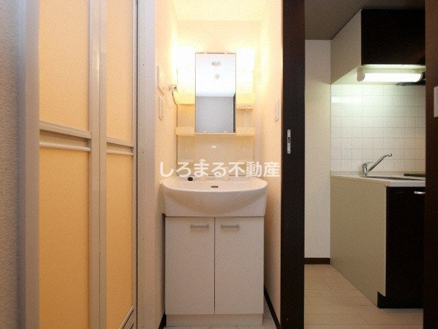 クリスタルグランツ難波の洗面所