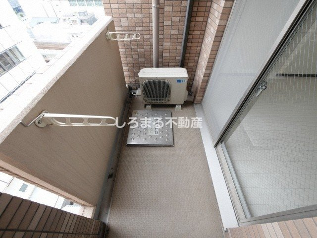 クリスタルグランツ難波のバルコニー