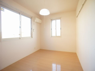 【寝室】 | プランドールＳ A | 快適に過ごせるエアコンが付いています♪