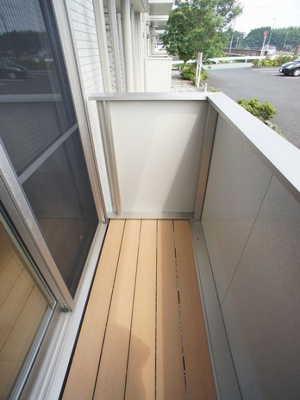 【バルコニー】 | プランドールＳ A | 日当たり良好！お洗濯物がたくさん干せます♪