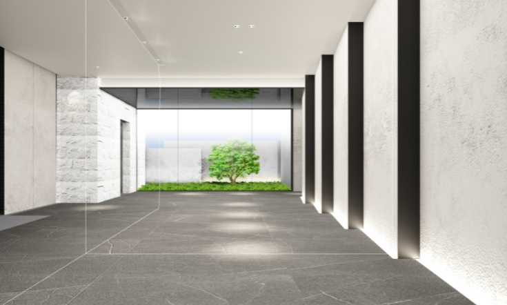 メルディア大正D.C.のエントランス