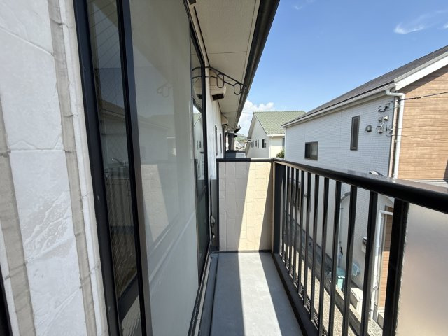 エクセル山崎のバルコニー