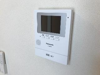 【内装】 | サニーオリーブ（越生町上野東アパート新築工事） | カメラ付インターホン（イメージ）