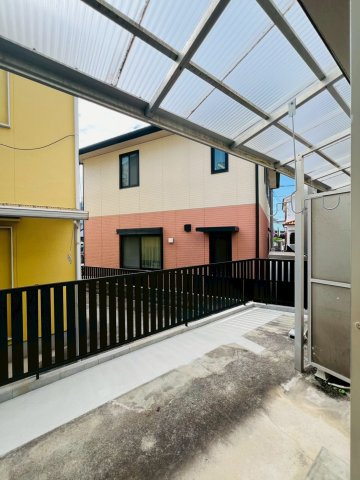 田中貸家のバルコニー