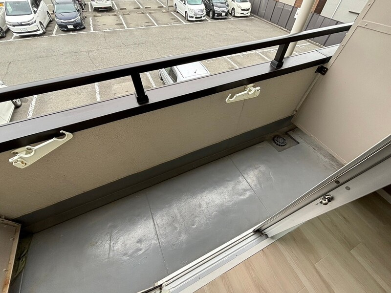 久保ハイツのバルコニー