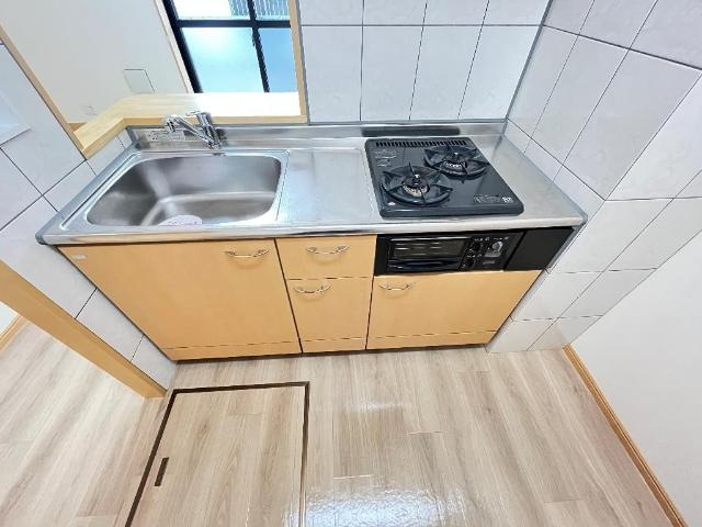 加古川市加古川町美乃利のアパートのキッチン|キッチン