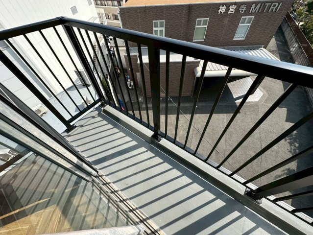 メルツ芦屋のバルコニー