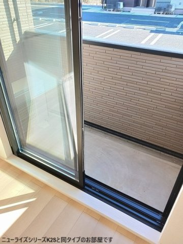 アンソレイエ加古川山手のバルコニー