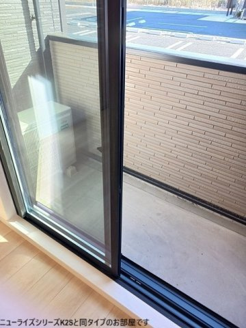 アンソレイエ加古川山手のバルコニー