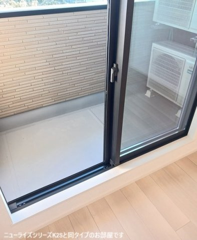 アンソレイエ加古川山手のバルコニー