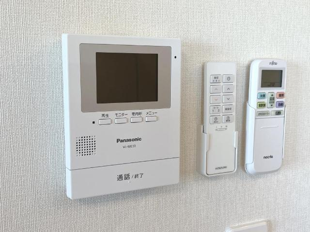 蔵子5丁目新築アパートのセキュリティ|カメラ付インターホン（イメージ）