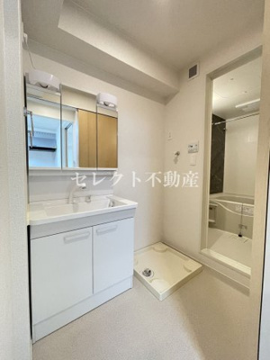 【洗面所】 | ＮＭＯＮ・ⅢＭ | 【ＮＭＯＮ・ⅢＭ】広い洗面スペース