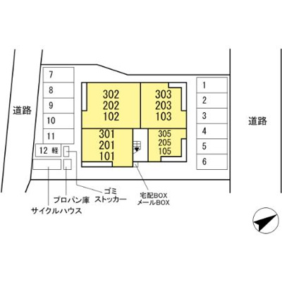 【区画図】 | D-room沖野上